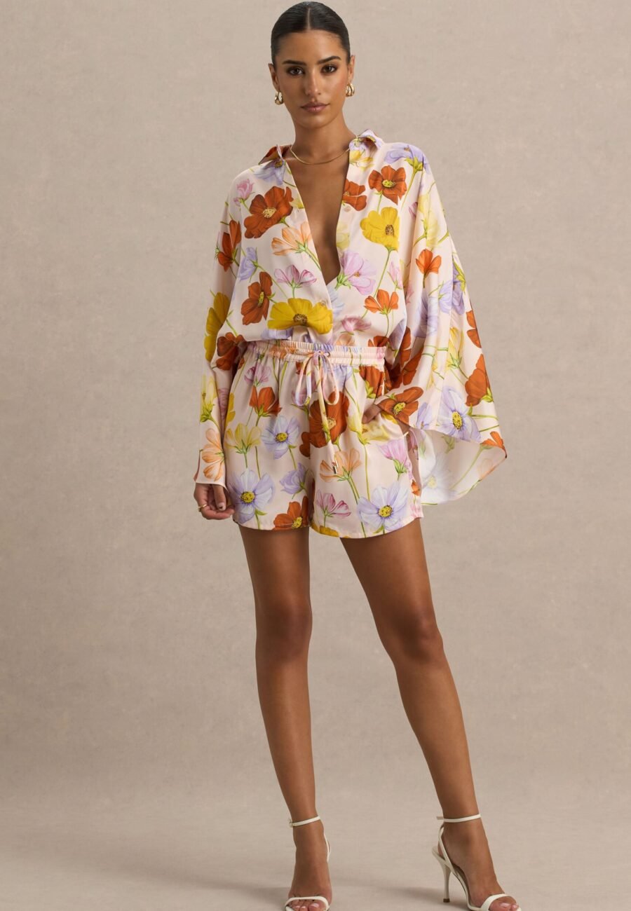 Sovran | Bright Floral Print Shorts