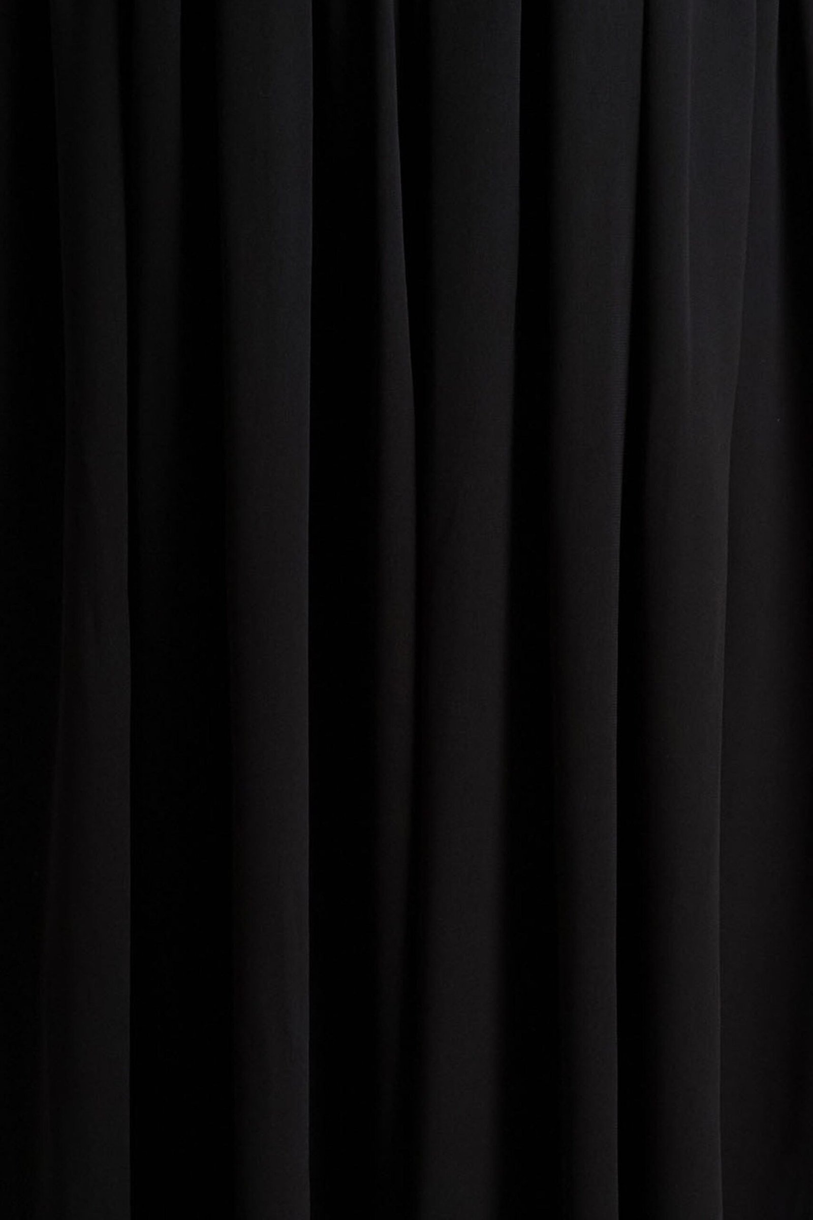 Spencer | Black Chiffon Pleated Maxi Skirt - Image 7